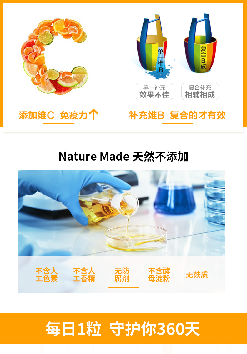 NatureMade复合维生素B12*360片