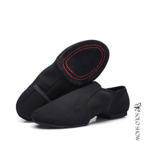 Gorgeous solo show belly dance shoes Womens practice shoes Classical dance shoes black canvas soft-soled national dance shoes modern dance