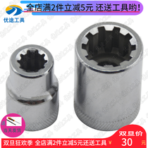 Audi A8S6 Touareg Q7 Porsche brake caliper removal sleeve Brake pad disassembly 10 angle sleeve tool