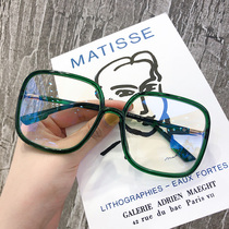 Xiaohong Shu Zhang Ruonan with the same anti-Blue Ray anti-radiation myopia glasses women can be equipped with degrees to protect the Korean version of Chaoman