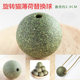 Rotating catnip ball mounted wall-mounted happy ball wood Tianli cat snack cat candy cat self-pleasure toy teeth grinding artifact