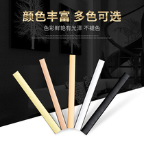 Ceramic tile seam paste self-adhesive waterproof wall decoration beautiful edge line gap sticker living room imitation metal color plastic line