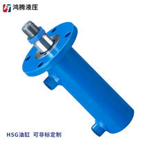 Two - way hydraulic cylinder 8T electric stretching one small lift pump station flange assembly ladder made oil seal