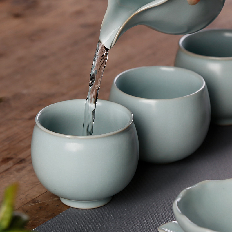 Ru up market metrix who tea cup single CPU kung fu tea cups individual cup large ceramics slicing can be a single tea cup
