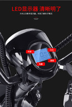 Harley bottle car electric car Angel eye instrument code speed mileage Electric accessories Headlight horn key electric lock