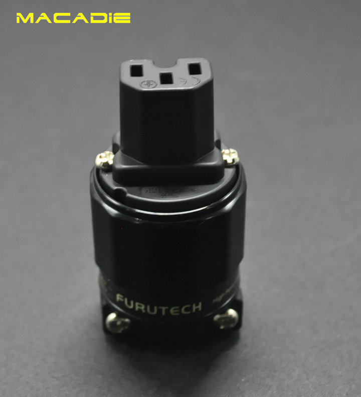 原装古河furutechfi11gfi11mg镀金电源线插头古河电源头