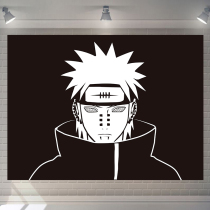 Naruto Payne anime background cloth ins hanging cloth background wall Dormitory bedside wall Bedroom tide brand wall cloth