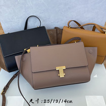Foreign trade niche shoulder oblique span deformation calfskin material wing bag