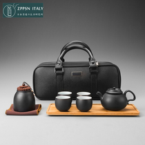Italy ZPPSN Japanese Kung Fu tea set household simple travel portable bag one pot of four cups of tea
