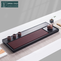 Italian ZPPSN Day-style electric wood tea tray Home brief Urquin stone trays Electric glue drainage type tea table tea set