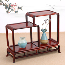 Bogo frame solid wood Chinese style dobao Pavilion modern simple teapot tea rack red wood shelf bonsai display stand