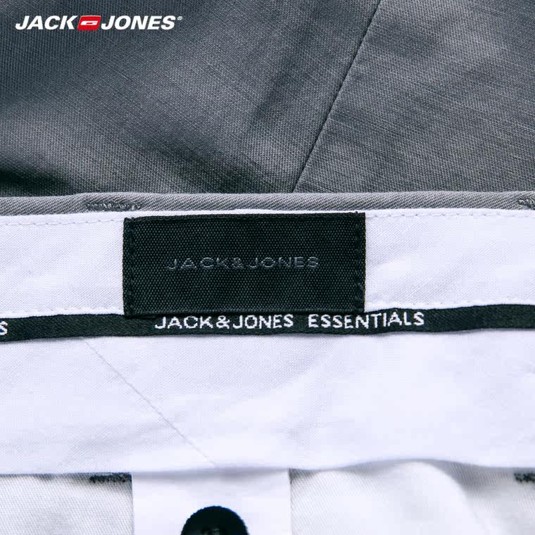 JackJones杰克琼斯含莱卡男士修身休闲裤E|215314006