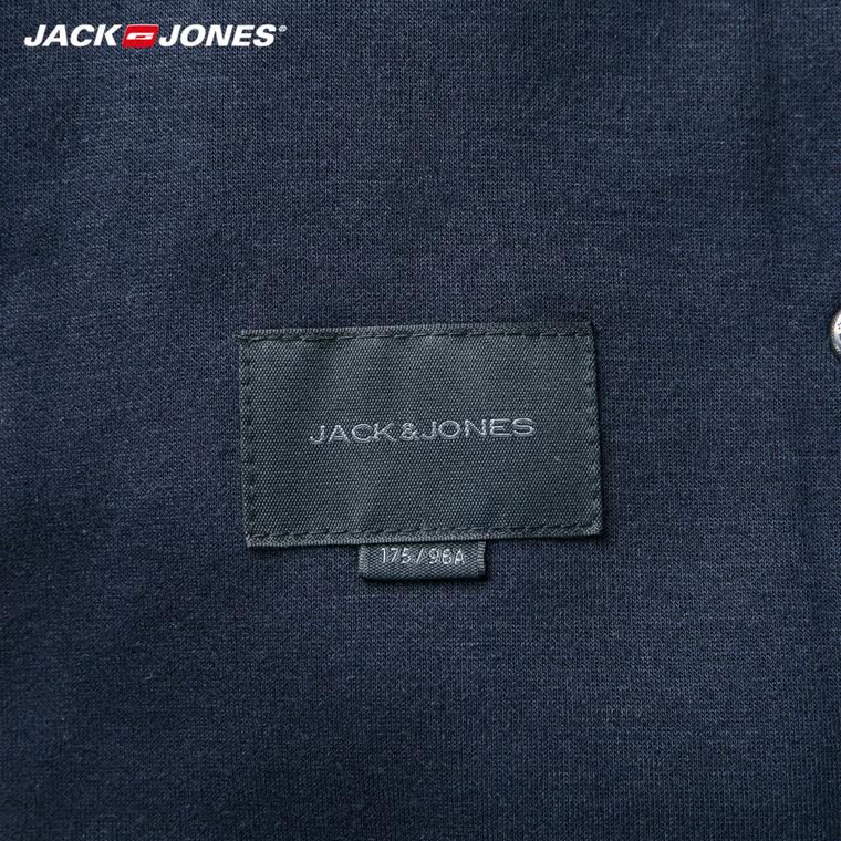 立减80JackJones杰克琼斯合体男装棒球领商务夹克外套E|215321053