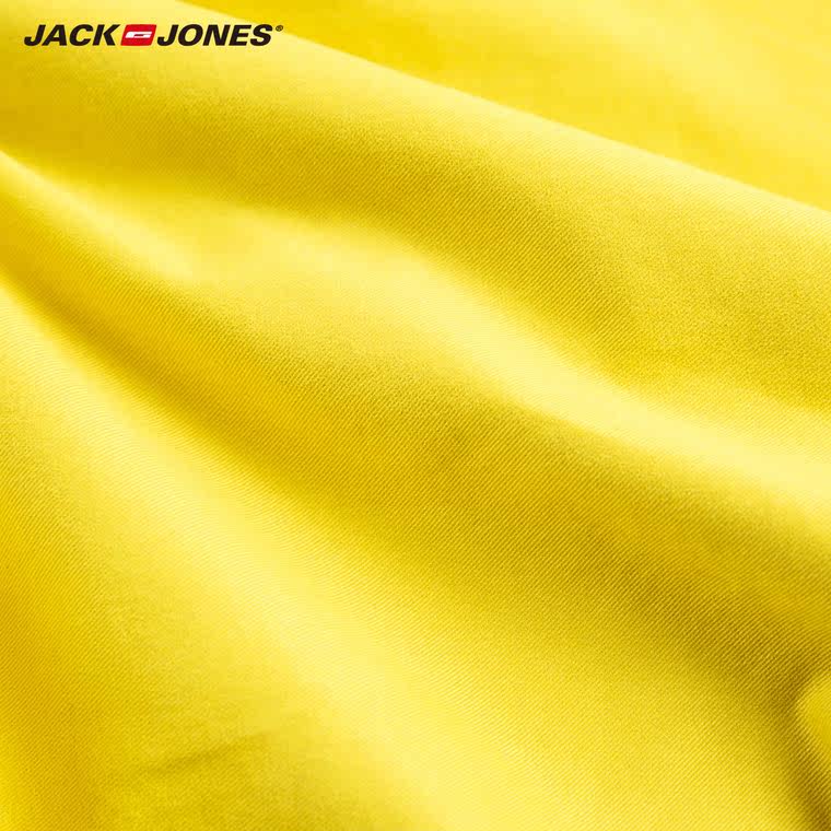 5折JackJones杰克琼斯含莱卡男士直筒休闲短裤E |215215008