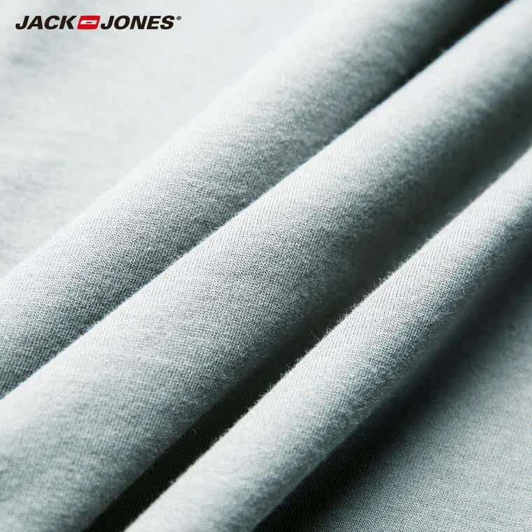 爆JackJones杰克琼斯棉男装休闲图案短袖T恤C|215301016