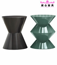 Designer FRP living room bedroom stool Pier round a few corners a few sides a few multi-color coffee table color can be customized