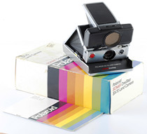 polaroid polaroid polaroid SX70SONAR sonar focus autofocus box says full