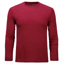 Wool Bureau Collaboration Naturally Inspired 100% Merino Wool Mens Round Neck Long Sleeve T-shirt