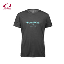 ULVANG wool short-sleeved fitness tshirt summer short-sleeved sports T-shirt men loose 57301