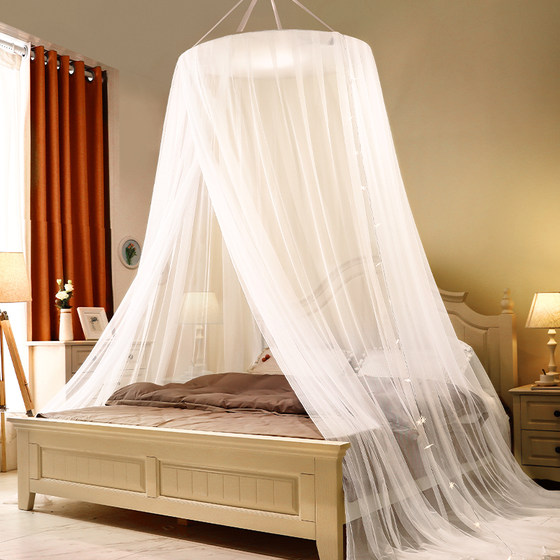 European style dome mosquito net, household princess style, no bracket required, new hanging ceiling, no installation, 1.5m bed encryption European style dome mosquito net, household princess style, no bracket required, new hanging ceiling, no installation, 1.5m bed encryption