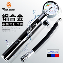 West riders bicycle pump portable high pressure basketball inflatable mountain bike pump Mifa mouth bicycle accessories