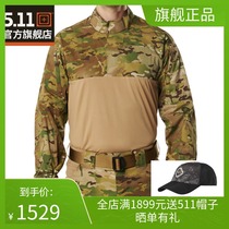 5 11 Bomber shirt 511 Stand-up collar combat shirt Wear-resistant long-sleeved shirt Army fan combat shirt 72481
