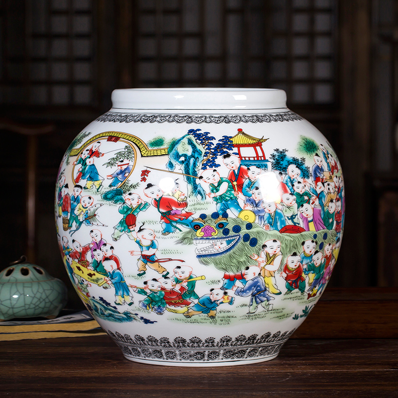 Jingdezhen ceramics, vases, flower arranging furnishing articles figure home sitting room adornment process antique Chinese style is classic the ancient philosophers