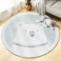 Round carpet thickened living room coffee table cushion Bedroom bedside cute cushion Hanging basket computer swivel chair cushion can be customized