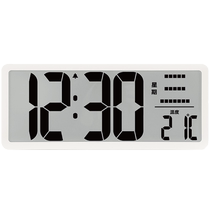 Large screen rechargeable luminous wall clock conference office living room bedroom timer electronic desk clock silent perpetual calendar