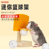 Floral Sage Toys Parrot Supplies Puzzle Training Wisdom Development Mini Basket Ball Basket Bowling Basket rack