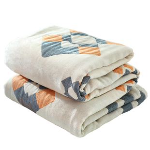 新款日本纯棉毛毯加厚毛巾被单双人空调被全棉透气毛巾毯夏季被子