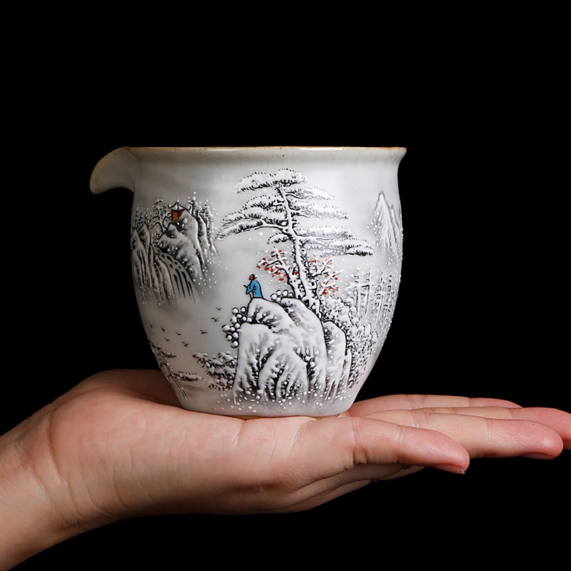 Pure hand draw your up jingdezhen ceramics fair keller manual points and cup and cup tea is tea sea kung fu tea accessories