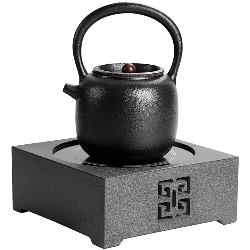 Tea seed Tea sets the mini, small electric TaoLu.mute boiled Tea ware Tea stove household iron pot pot of boiling water glass