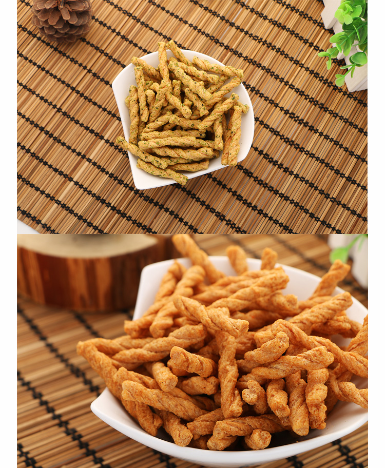 【2份减10元】沃江源手工小麻花208g 襄阳特产蜂蜜微辣混合味零食_双