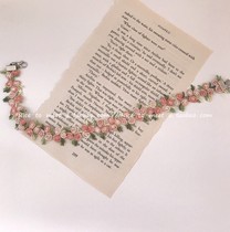 ins retro vintage flowers fresh and sweet forest female princess style thin collar necklace necklace clavicle chain decoration