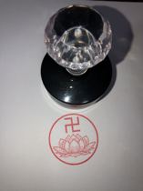 Wanzi Lotus seal four cm size Buddhism Taoist seal engraved Buddhism Lotus ten thousand characters seal