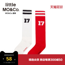 little moco kids spring autumn discount 2 pairs children socks under the knee long socks girls socks