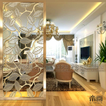 Modern Screen Art Glass Partition Wall Frosted Sculpture Flower Decoration Starter Genon Aisle Moving Door Tempered Glass