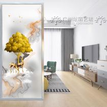 Modern art glass screen partition wall living room simple decoration bedroom cover entrance entrance abstract small apartment