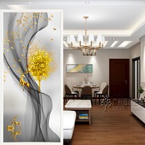Modern Art Glass Partition Living Room Toilet Frosted Light Transmission Screen Decoration Genguan Aisle Background Wall Abstraction