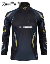 New Summer Ice Silk Mens short sleeves ultra-thin breathable sun protection Fishing Suit Moisture Absorption Perspiration Quick Dry Sunscreen