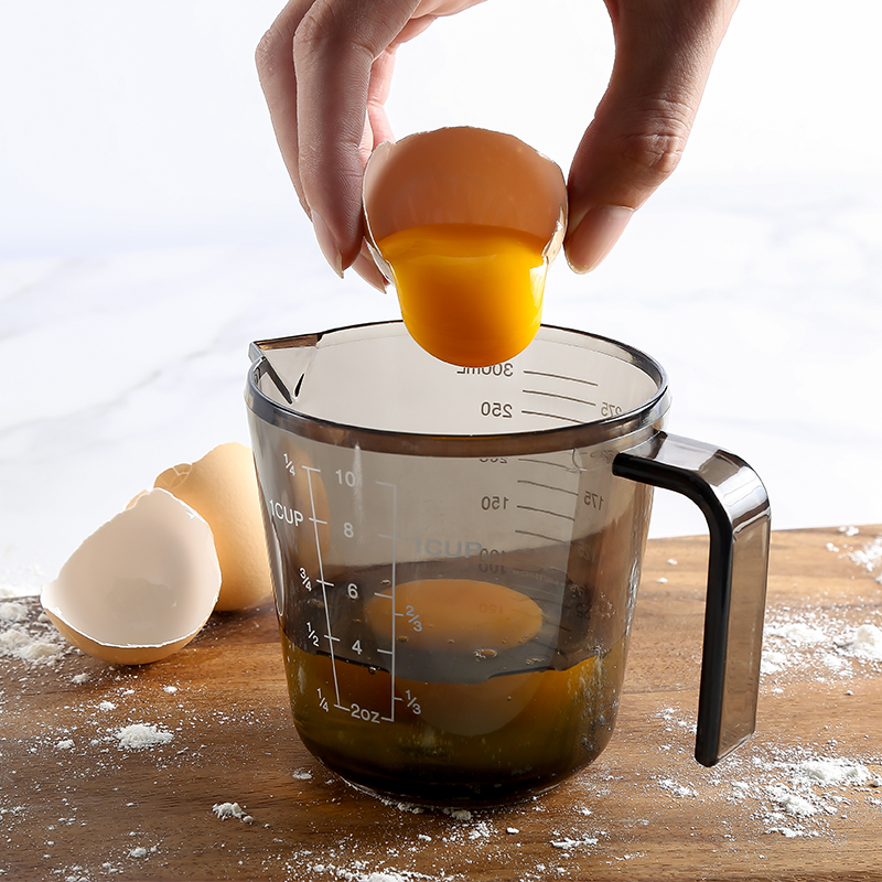 aolan kitchen xin household plastic measuring cup transparent scale cup measuring cup kitchen baking measuring tool set