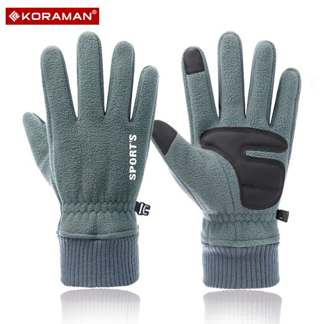 Warm gloves for men and women with cotton and velvet thickened cold-proof riding autumn and winter seasons touch screen sports outdoor cycling motorcycles Warm gloves for men and women with cotton and velvet thickened cold-proof riding autumn and winter seasons touch screen sports outdoor cycling motorcycles