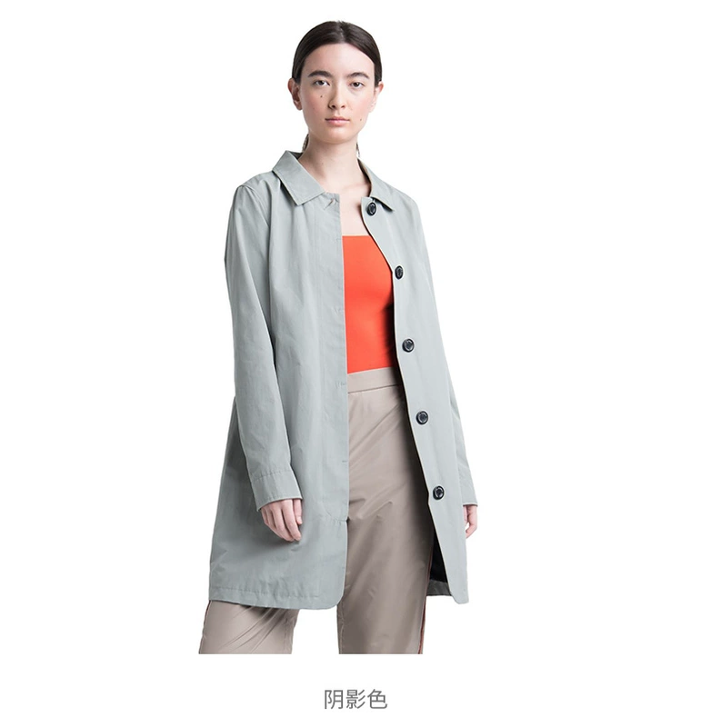 Áo khoác nữ Herschel Hexing Thời trang Áo khoác gió dài đơn giản Áo khoác nữ rời Nữ 15024 - Trench Coat