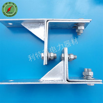 Fastener tower with linear fixed fixture for fastener tower with suspension clamp overhead cable