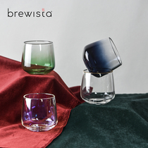Brewista High Temperature Resistant Glass Hand Punching Coffee Cup Single Pint Cup Ins Wind Home Water Glass Drinks Cup 240ml