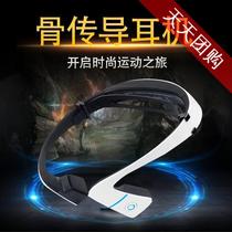 Smart bone conduction Bluetooth headset bone sense running sports headset stereo foldable wireless headset