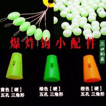 Anti-winding explosion hook leather tube holster tied explosion hook spring fork fishing gadgets