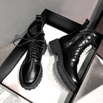 Martin Boots England Wind 2022 new boots plus duffet autumn winter black boots in tide