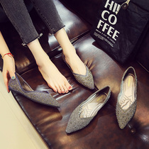 Shallow soft soles of soft soles in 2023 new spring and autumn womens shoes and shallow potato bean shoes